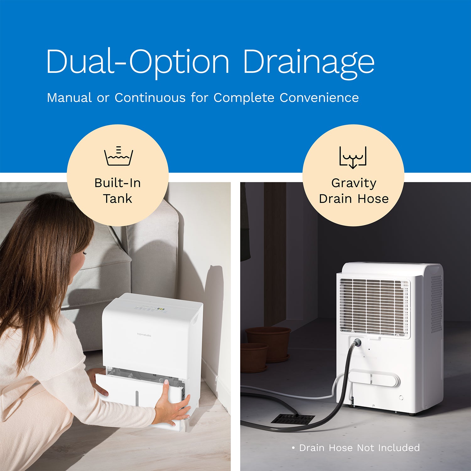 1,500 Sq. Ft Energy Star WiFi-Enabled Dehumidifier