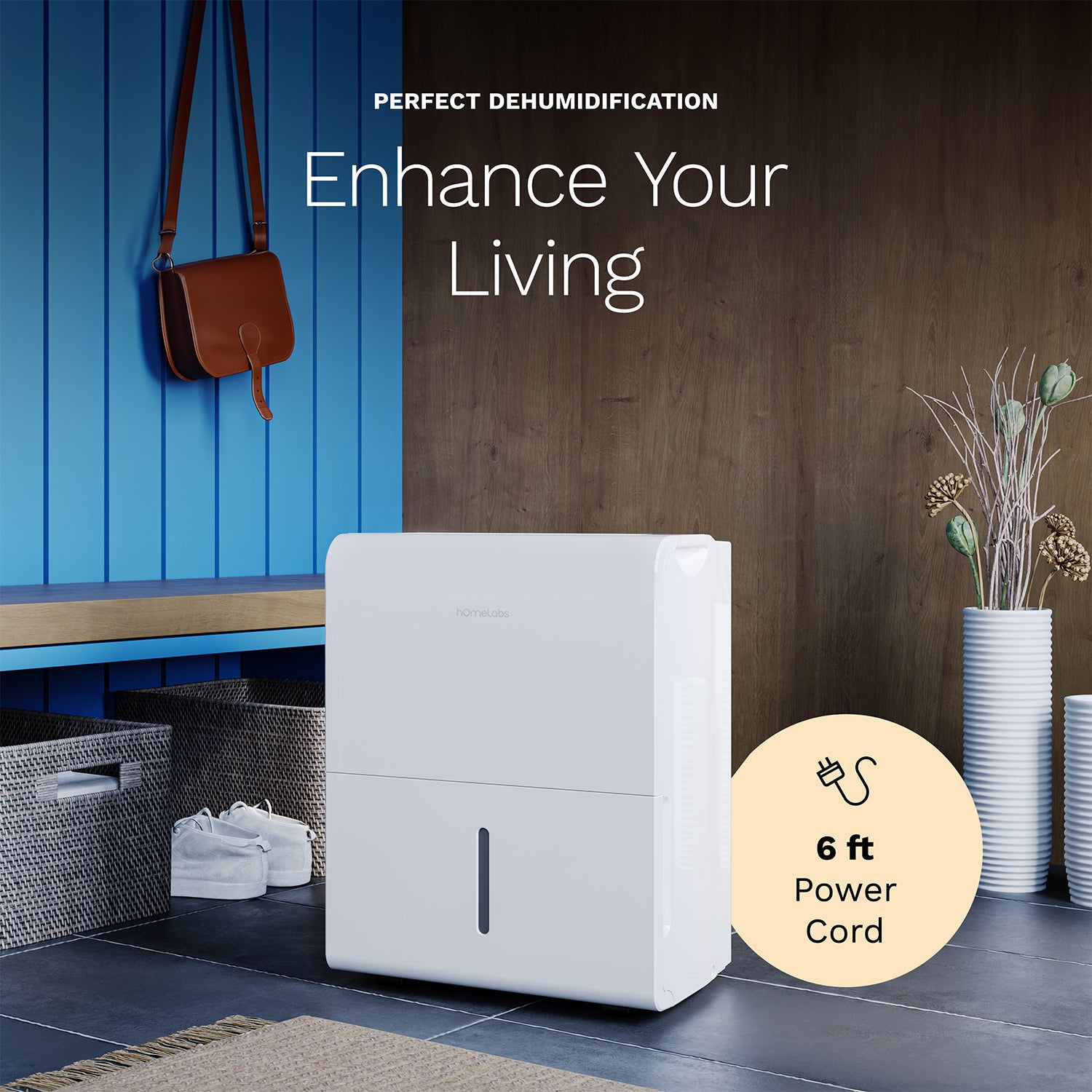 1,500 Sq. Ft Energy Star WiFi-Enabled Dehumidifier